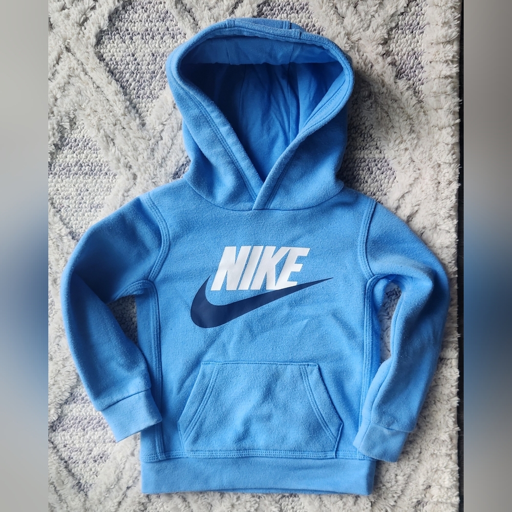 Blue Nike Hooded Sweatshirt Size 2T
